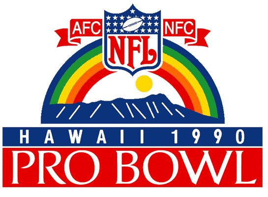 Pro Bowl 1990 Primary Logo t shirts iron on transfers